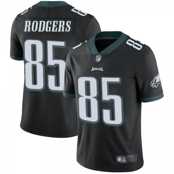 Men's Philadelphia Eagles #85 Richard Rodgers Black Vapor Untouchable Limited Stitched NFL Jersey